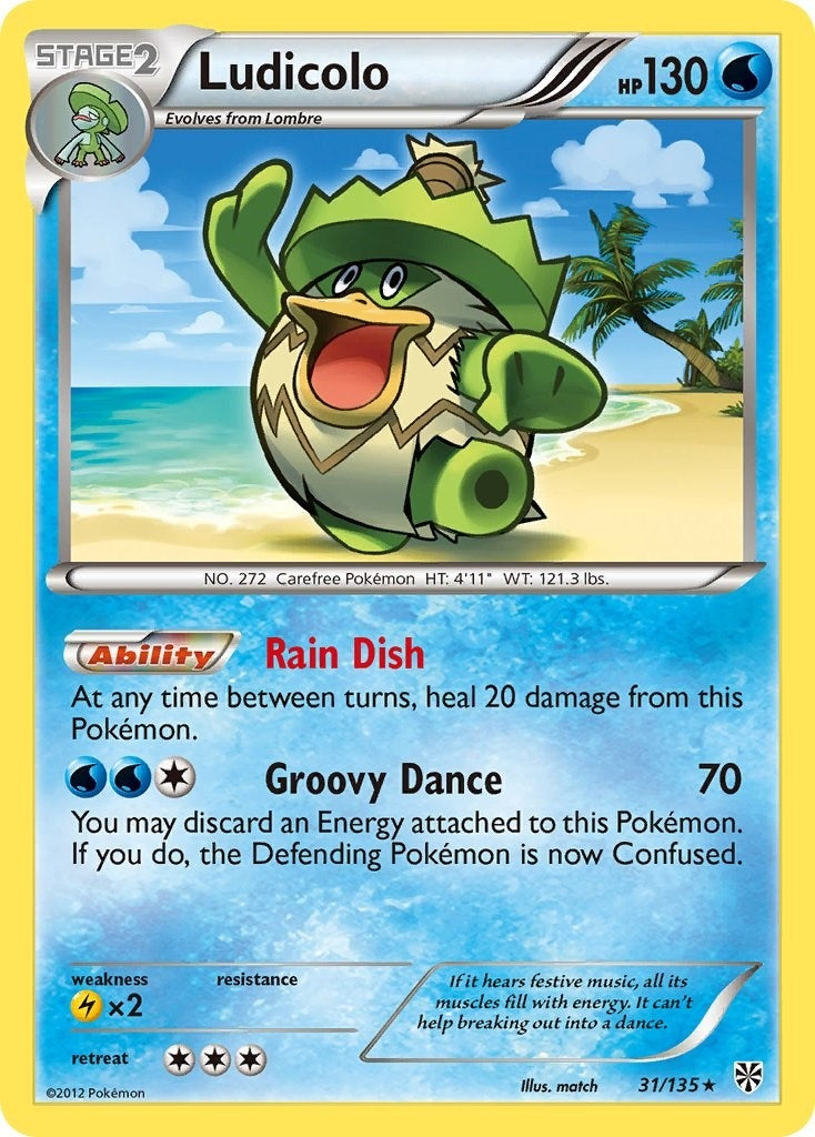 Image for Ludicolo (Plasma Storm) (31/135) - Pokemon