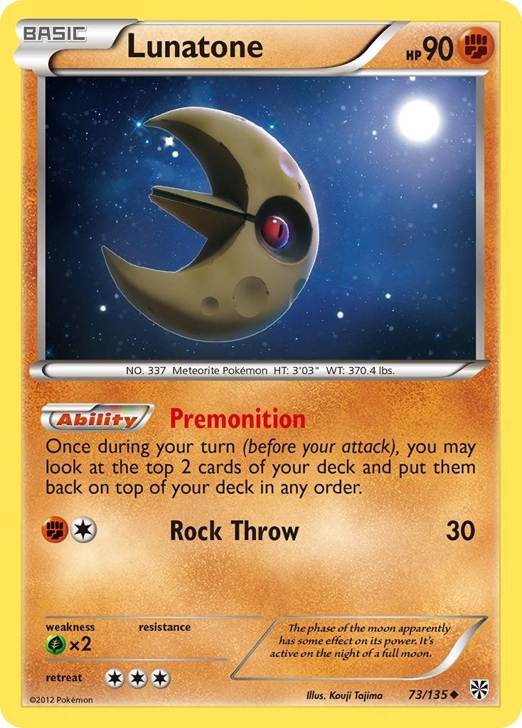 Image for Lunatone (Plasma Storm) (73/135) - Pokemon