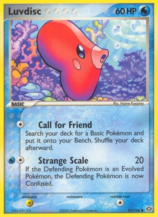 Image for Luvdisc (Emerald) (53/106) - Pokemon