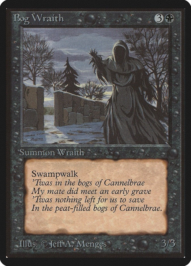 Image for Bog Wraith (Beta Edition) - Magic: The Gathering