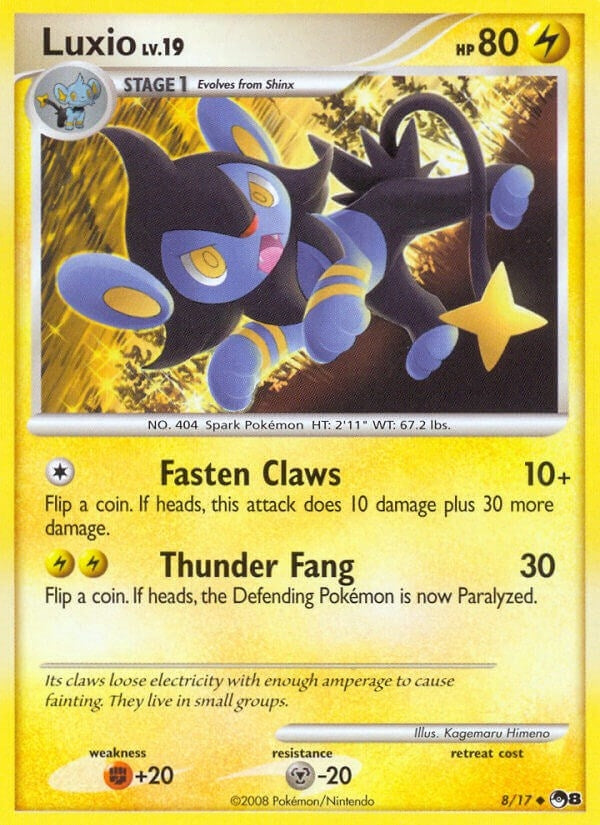 Image for Luxio (POP Series 8) (008/017) - Pokemon