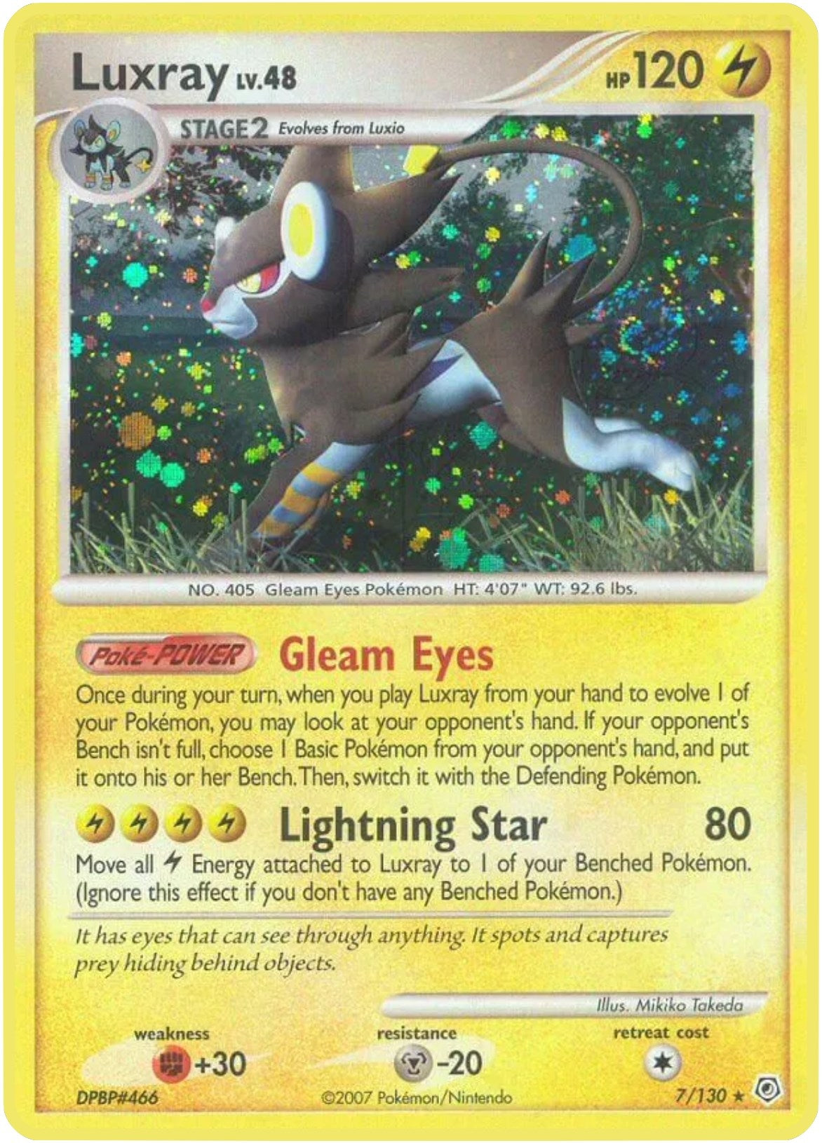 Image for Luxray (Diamond and Pearl) (7/130) - Pokemon
