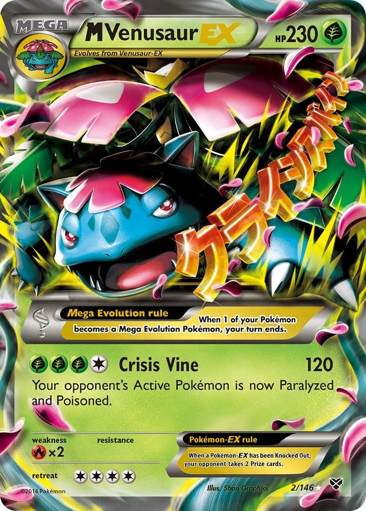 Image for M Venusaur EX (XY Base Set) (2/146) - Pokemon