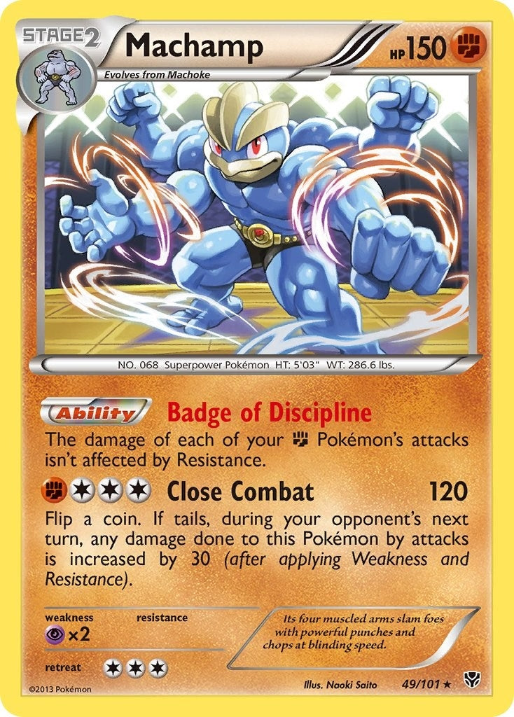 Image for Machamp (49) (Plasma Blast) (49/101) - Pokemon