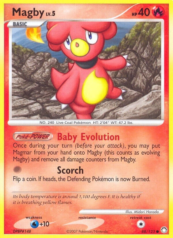 Image for Magby (Mysterious Treasures) (88/123) - Pokemon