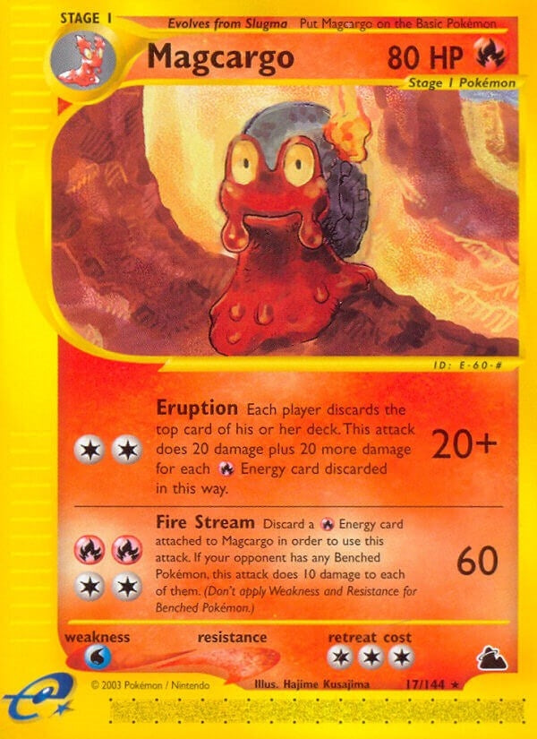 Image for Magcargo (17) (Skyridge) (017/144) - Pokemon