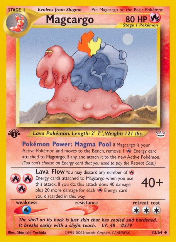 Image for Magcargo (Neo Revelation) (33/64) - Pokemon
