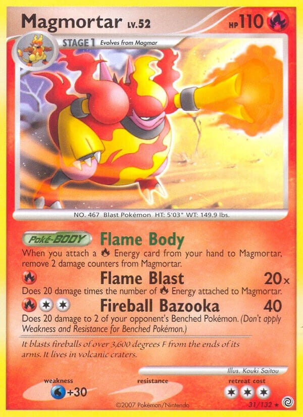 Image for Magmortar (Secret Wonders) (31/132) - Pokemon