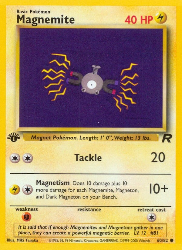 Image for Magnemite (Team Rocket) (60/82) - Pokemon