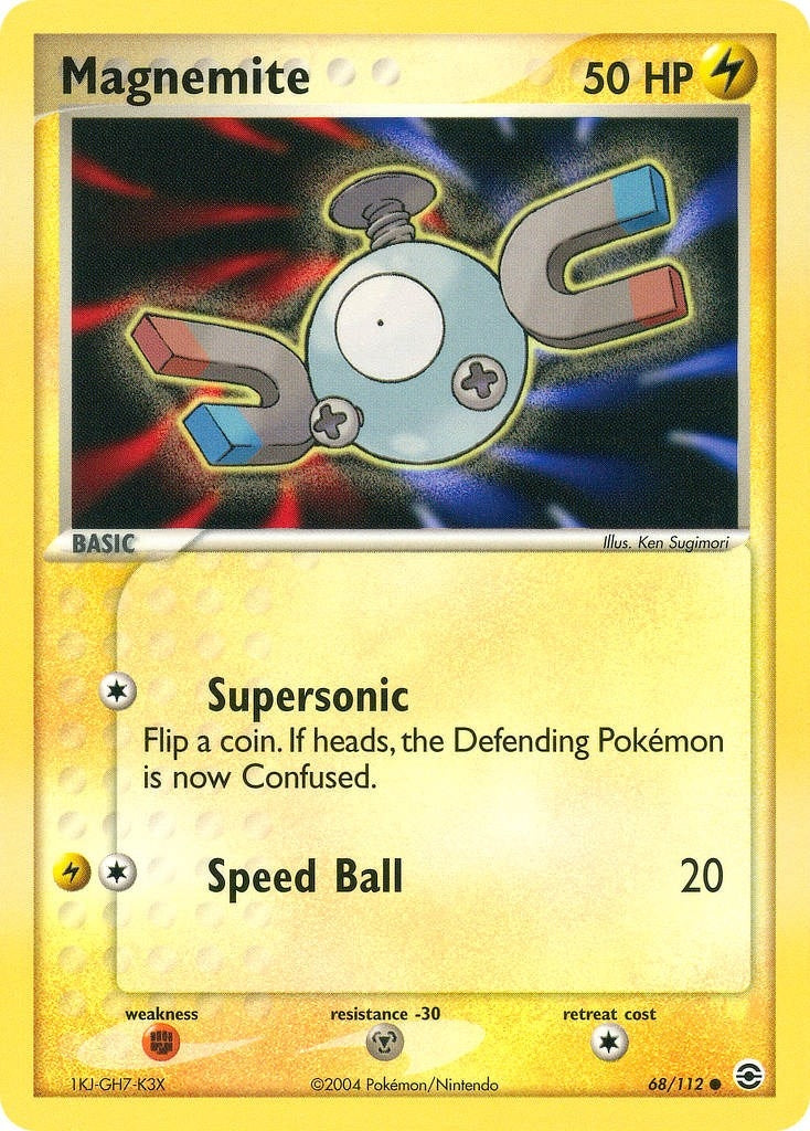 Image for Magnemite (FireRed & LeafGreen) (68/112) - Pokemon