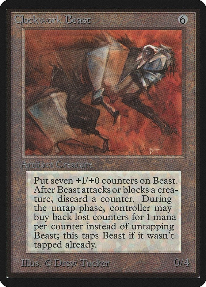 Image for Clockwork Beast (Beta Edition) - Magic: The Gathering
