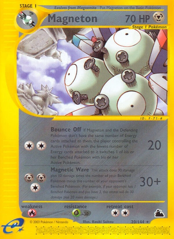 Image for Magneton (20) (Skyridge) (020/144) - Pokemon