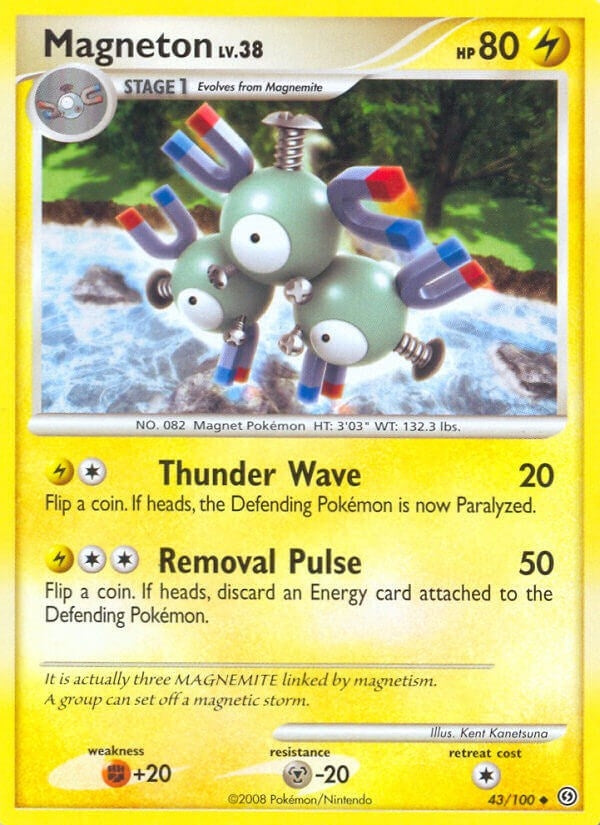 Image for Magneton (43) (Stormfront) (43/100) - Pokemon