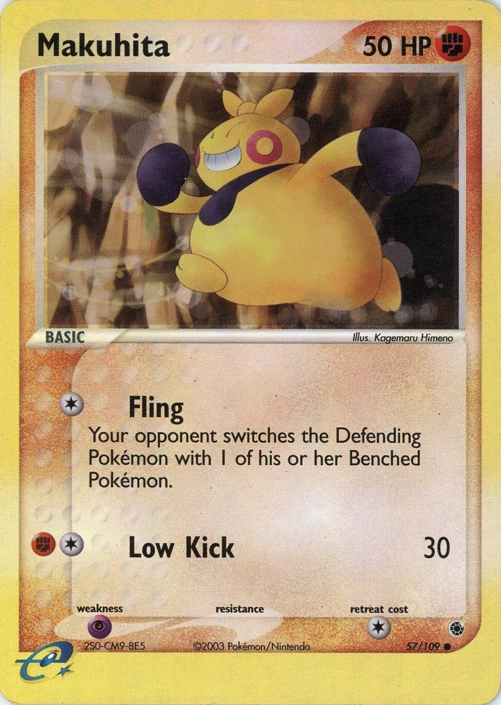 Image for Makuhita (Ruby and Sapphire) (57/109) - Pokemon