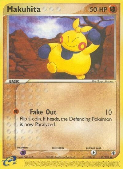 Image for Makuhita (Ruby and Sapphire) (58/109) - Pokemon