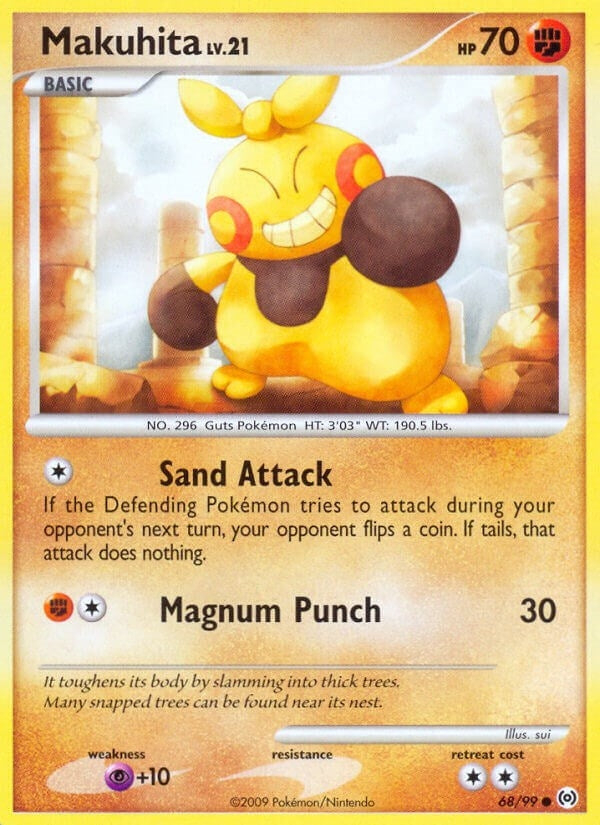 Image for Makuhita (Arceus) (68/99) - Pokemon