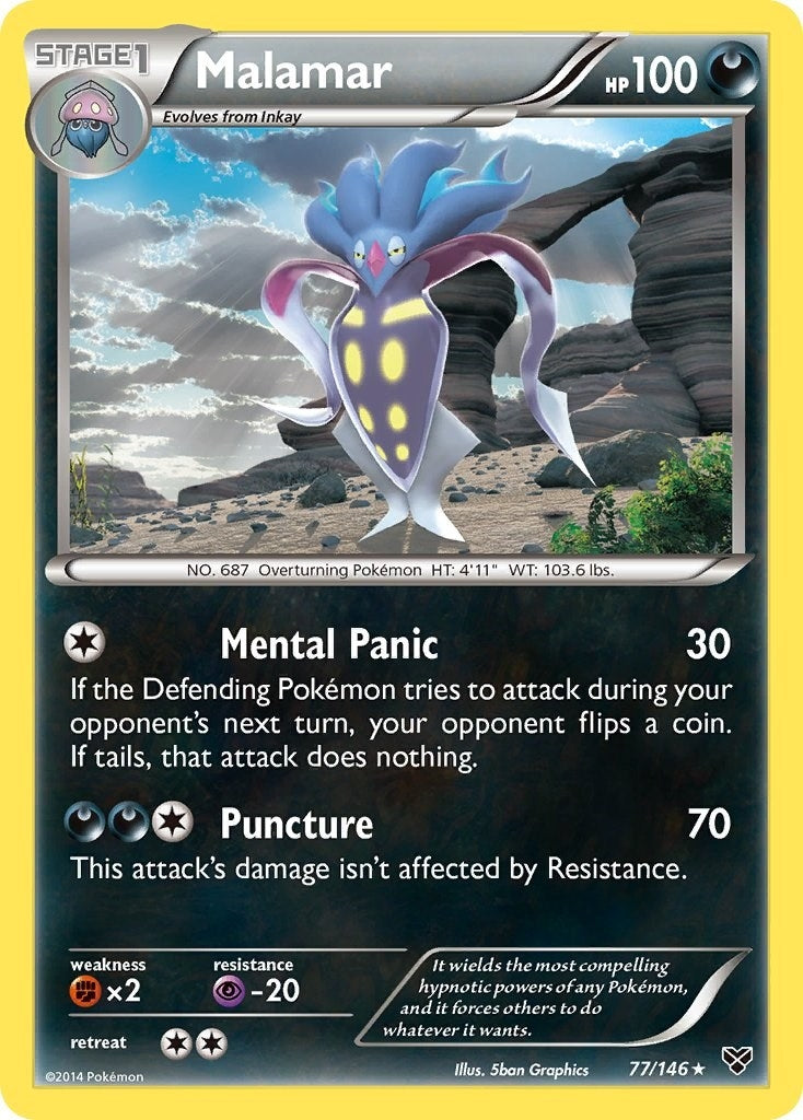 Image for Malamar (77) (XY Base Set) (77/146) - Pokemon