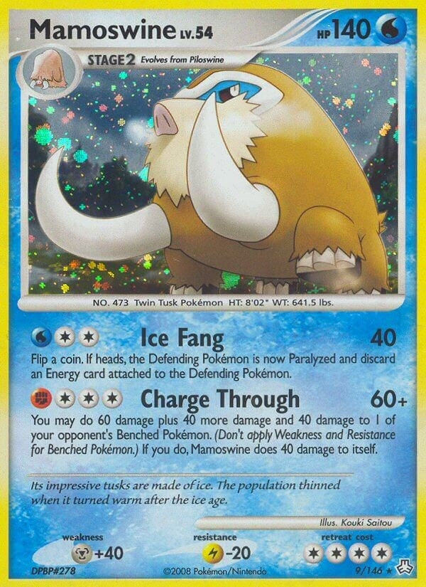 Image for Mamoswine (Legends Awakened) (9/146) - Pokemon