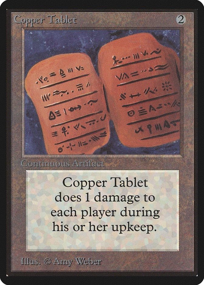 Image for Copper Tablet (Beta Edition) - Magic: The Gathering