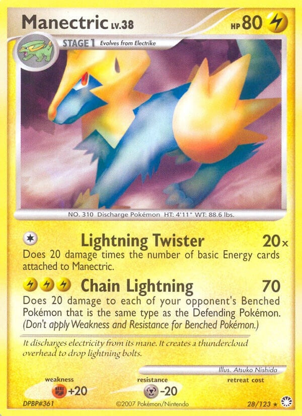 Image for Manectric (Mysterious Treasures) (28/123) - Pokemon