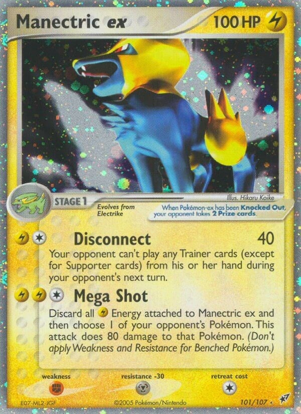 Image for Manectric ex (Deoxys) (101/107) - Pokemon
