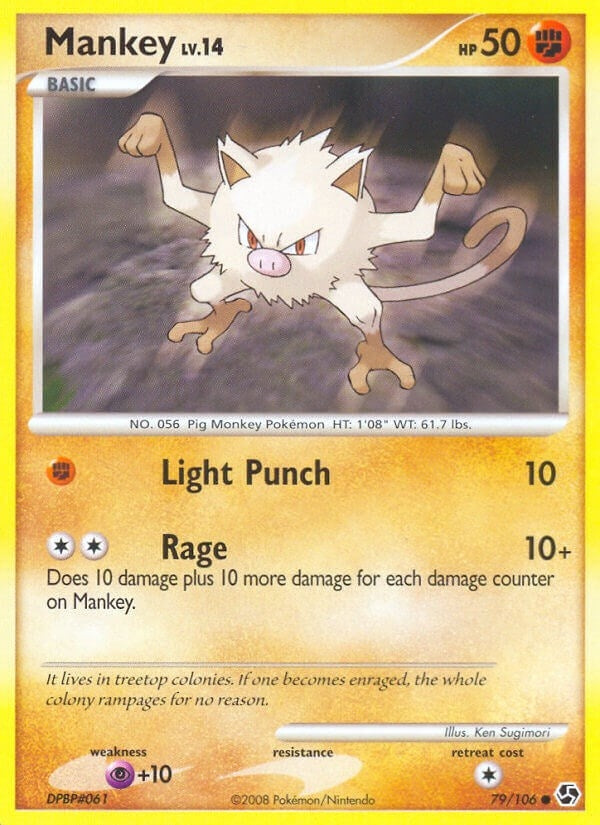 Image for Mankey (Great Encounters) (79/106) - Pokemon
