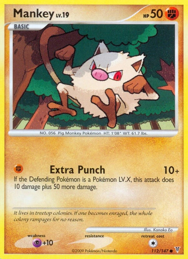 Image for Mankey (Supreme Victors) (112) - Pokemon