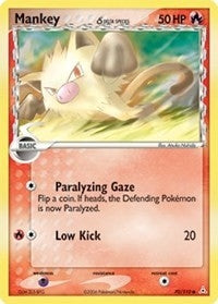 Image for Mankey (Delta Species) (Holon Phantoms) (70/110) - Pokemon