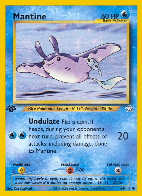 Image for Mantine (Neo Genesis) (064/111) - Pokemon