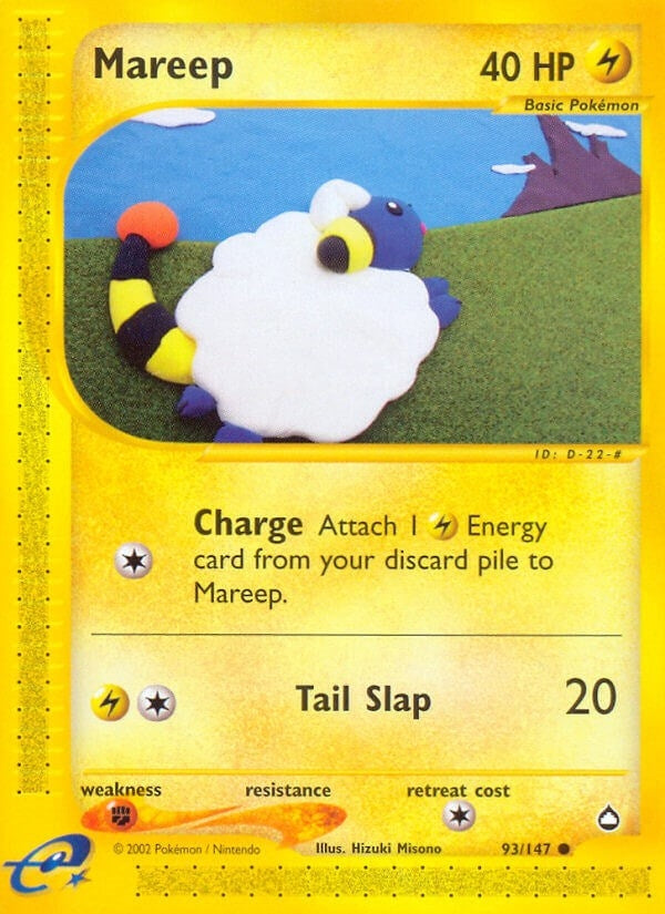 Image for Mareep (Aquapolis) (093/147) - Pokemon
