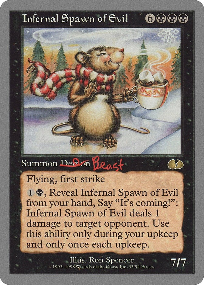 Image for Infernal Spawn of Evil (Unglued) (33) - Magic: The Gathering