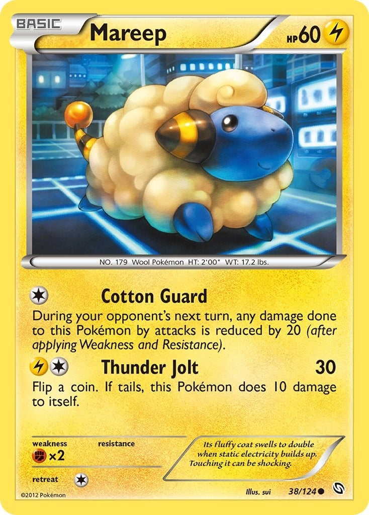 Image for Mareep (Dragons Exalted) (38/124) - Pokemon