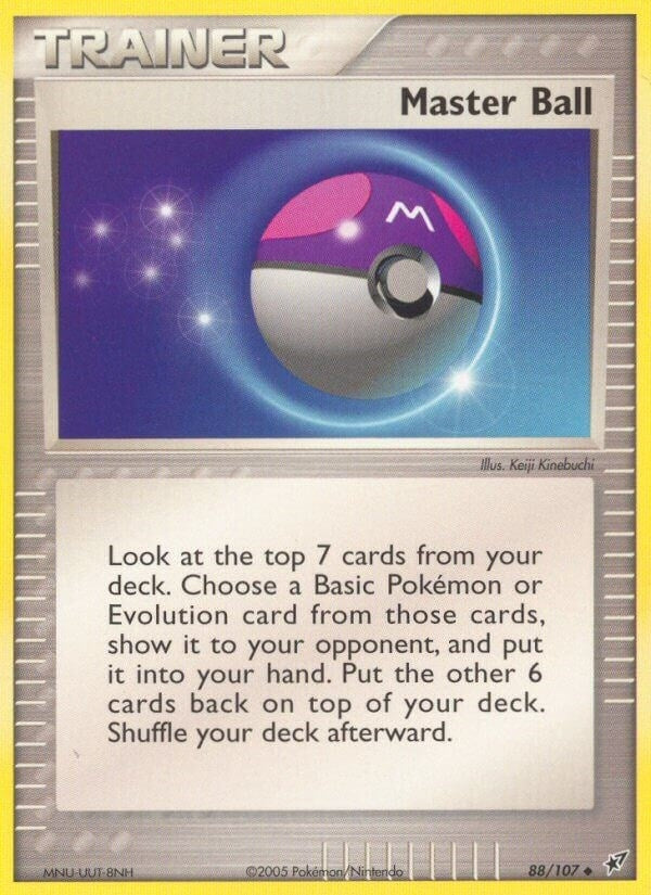 Image for Master Ball (Deoxys) (88/107) - Pokemon