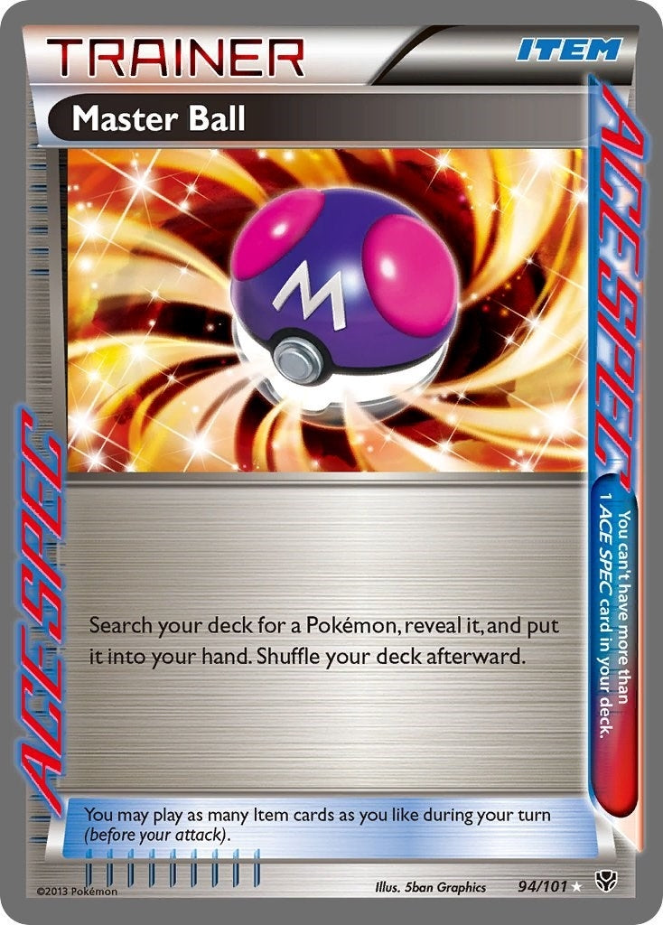 Image for Master Ball (Plasma Blast) (94/101) - Pokemon