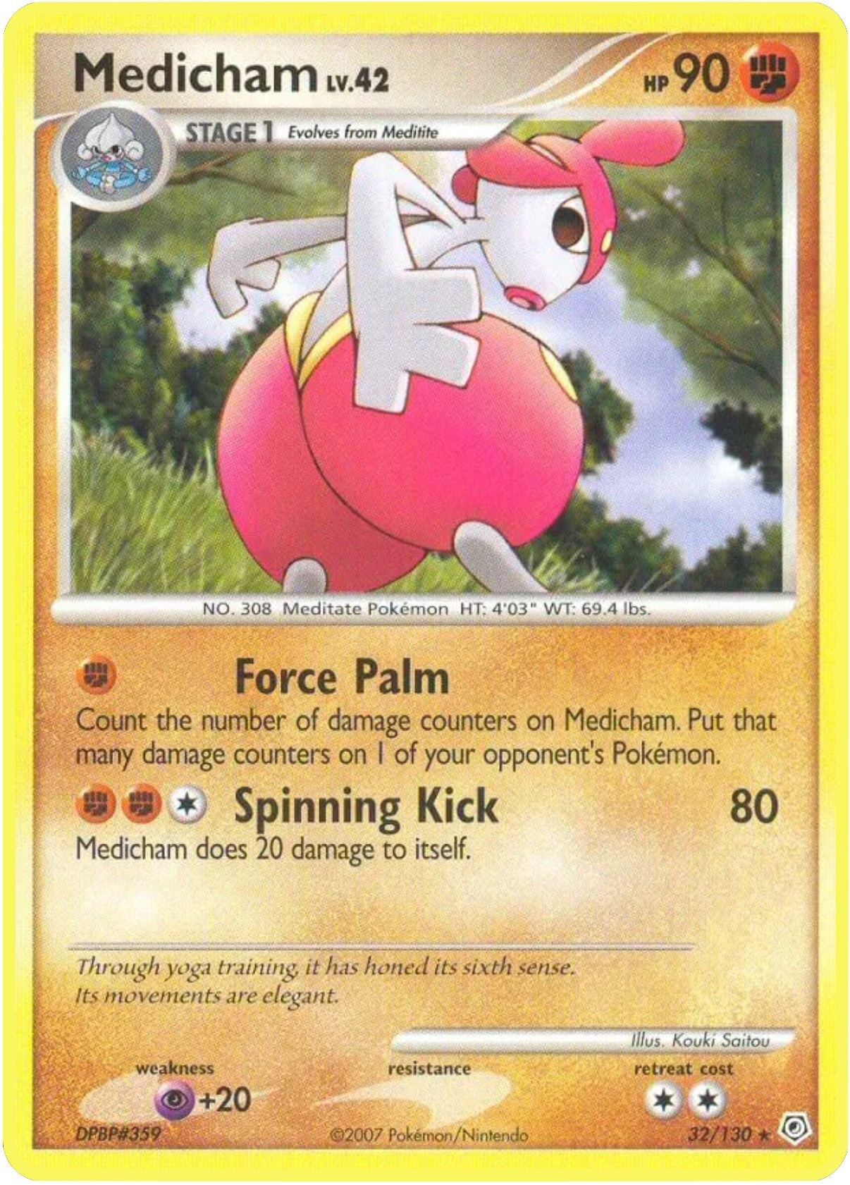 Image for Medicham (Diamond and Pearl) (32/130) - Pokemon