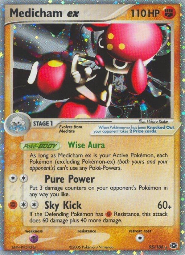 Image for Medicham ex (Emerald) (95/106) - Pokemon