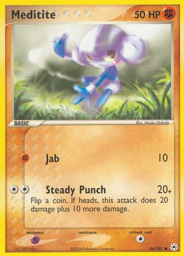 Image for Meditite (Hidden Legends) (66/101) - Pokemon