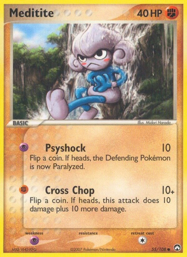 Image for Meditite (Power Keepers) (55/108) - Pokemon