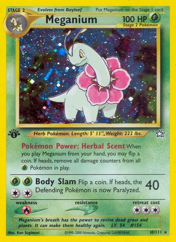 Image for Meganium (10) (Neo Genesis) (010/111) - Pokemon
