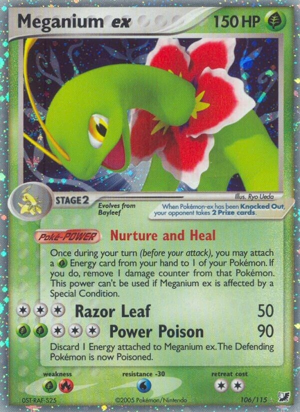 Image for Meganium ex (Unseen Forces) (106/115) - Pokemon