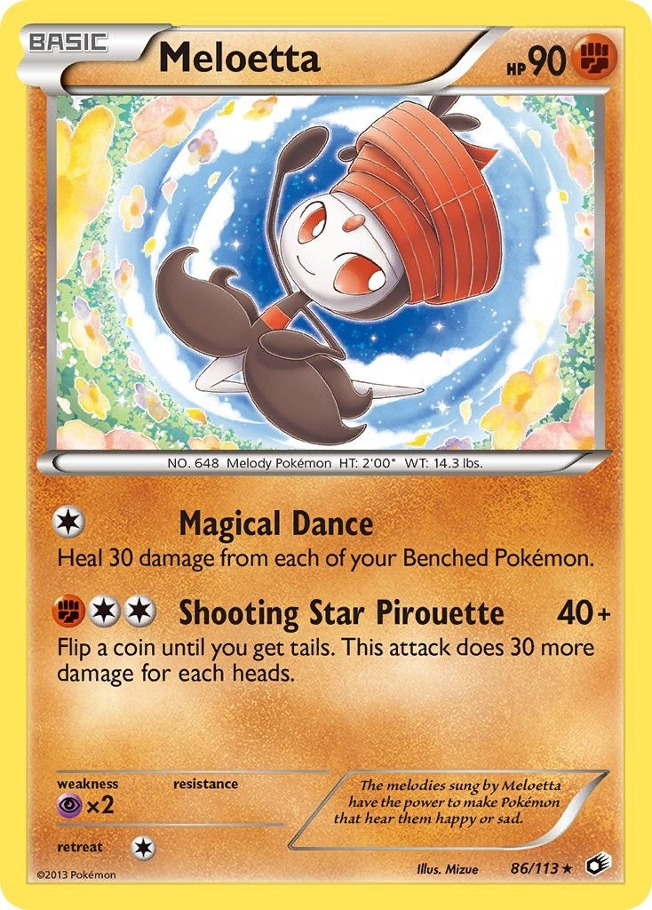 Image for Meloetta (86) (Legendary Treasures) (86/113) - Pokemon