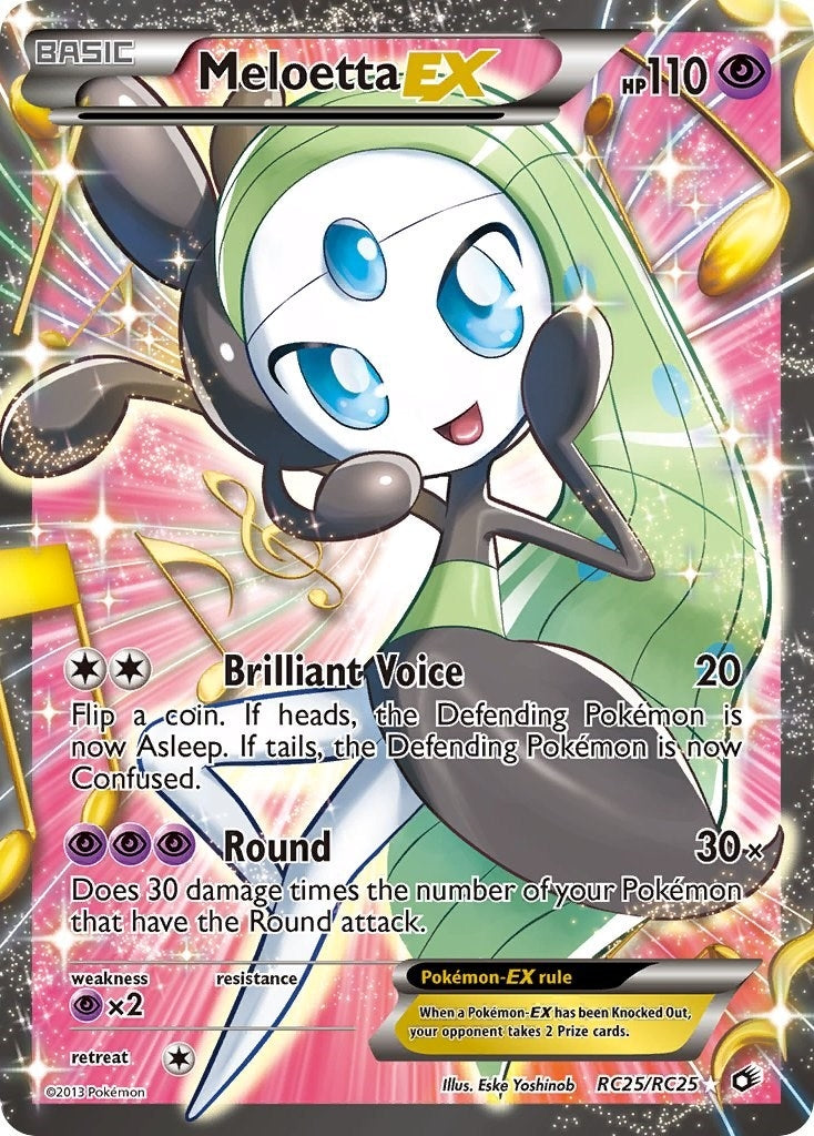 Image for Meloetta EX (Full Art) (Legendary Treasures: Radiant Collection) (RC25/RC25) - Pokemon