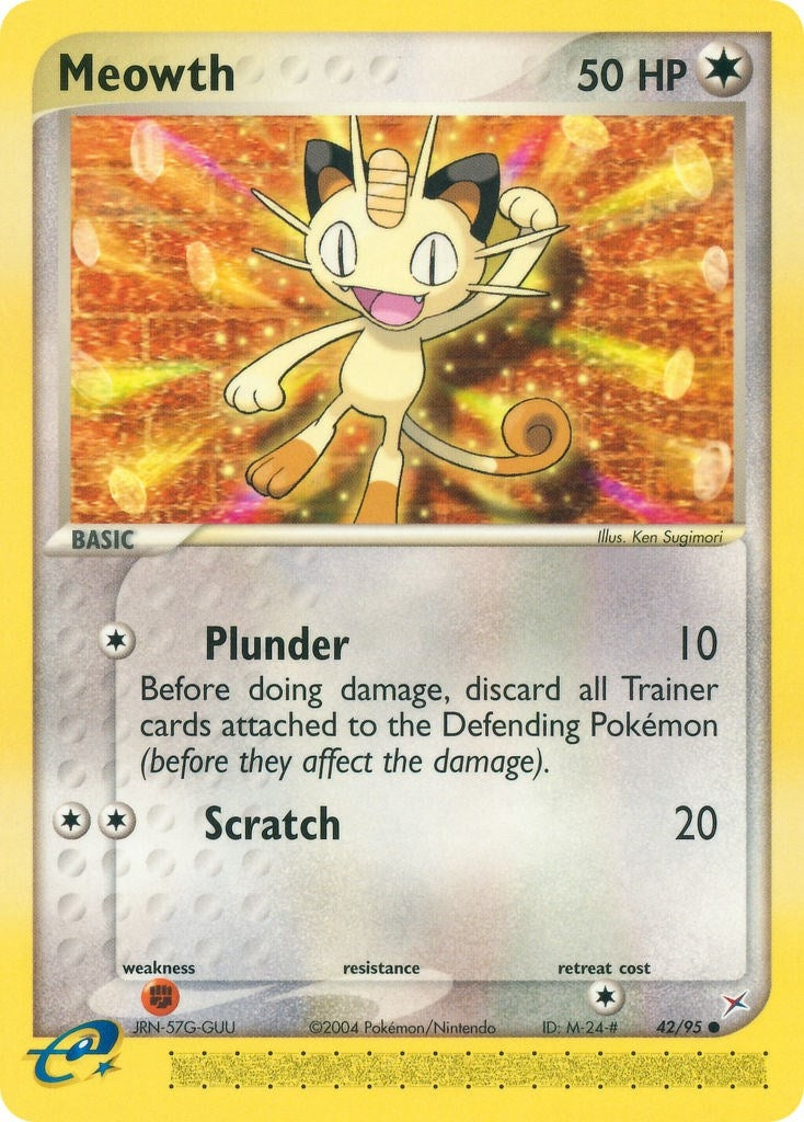 Image for Meowth (Team Magma vs Team Aqua) (42/95) - Pokemon