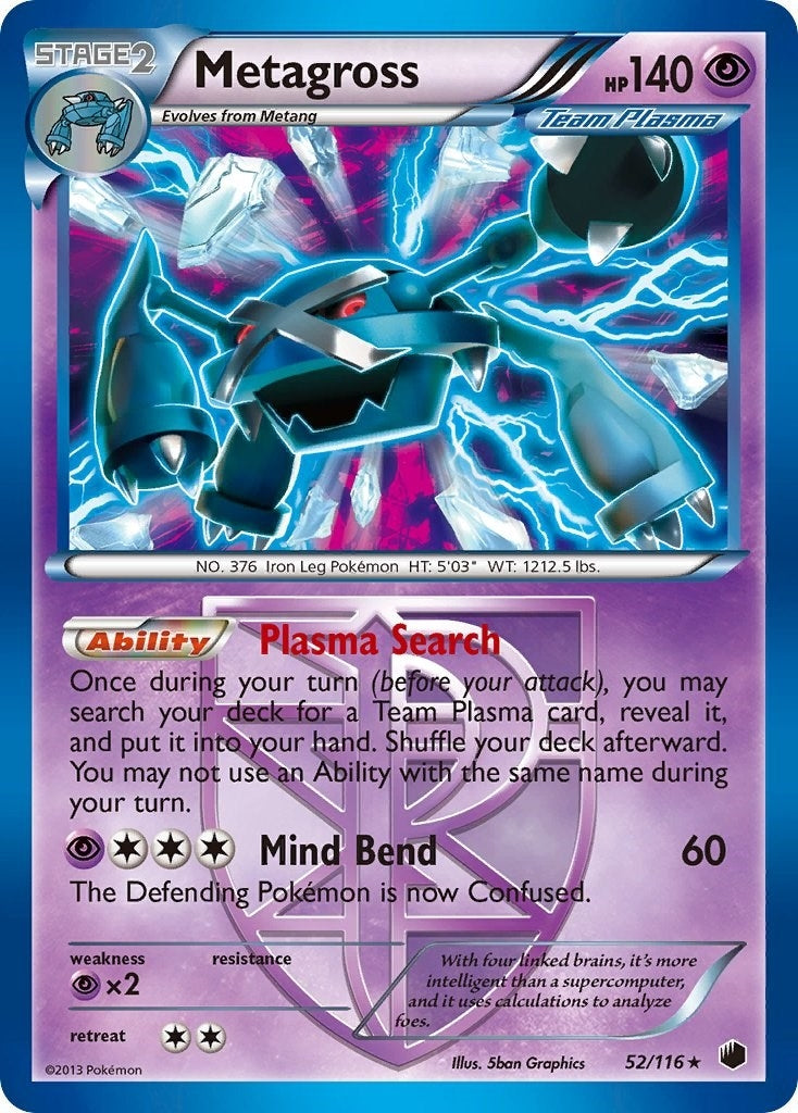 Image for Metagross (Team Plasma) (Plasma Freeze) (52/116) - Pokemon