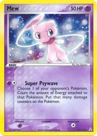 Image for Mew (Holon Phantoms) (111/110) - Pokemon