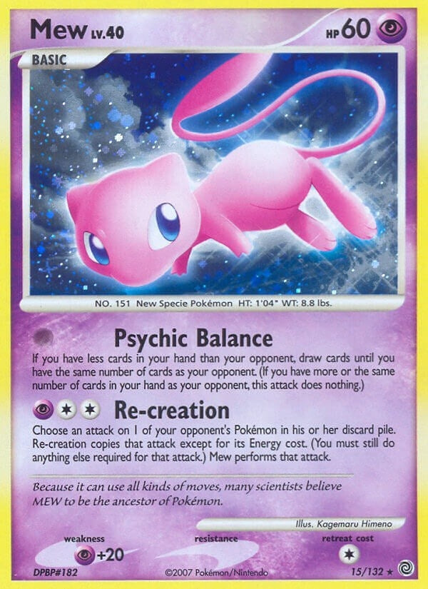 Image for Mew (Secret Wonders) (15/132) - Pokemon