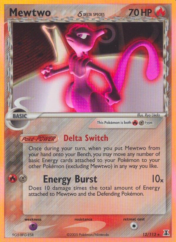 Image for Mewtwo (Delta Species) (Delta Species) (12/113) - Pokemon