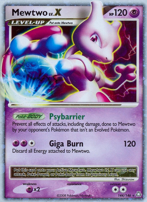 Image for Mewtwo LV.X (Legends Awakened) (144/146) - Pokemon