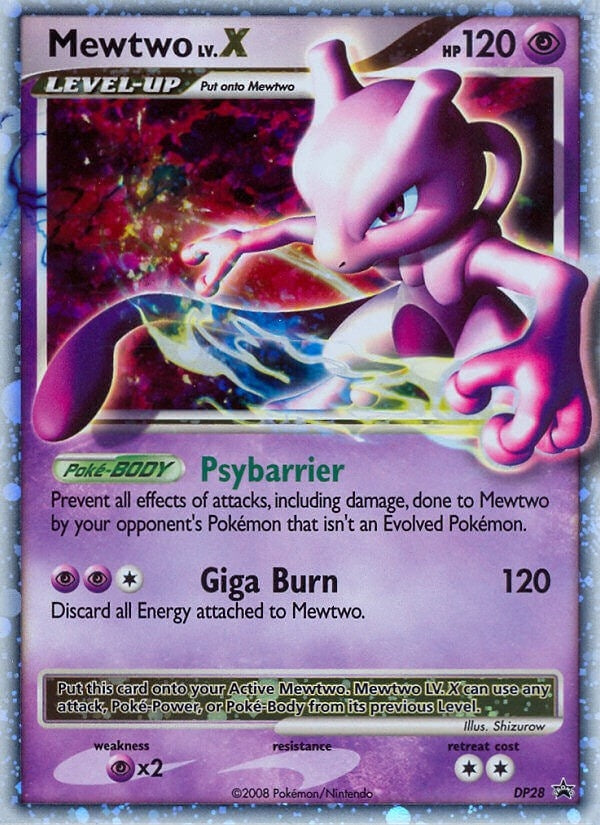 Image for Mewtwo LV.X - DP28 (Diamond and Pearl Promos) (DP28) - Pokemon