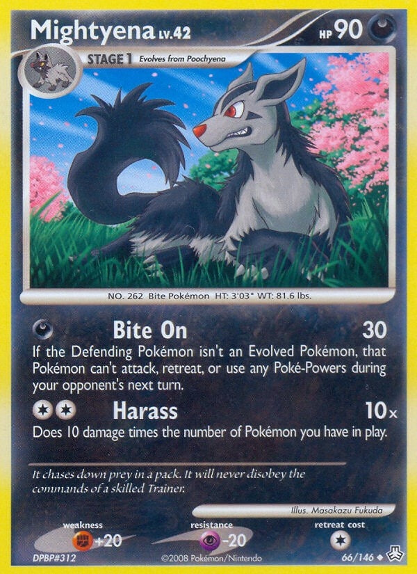 Image for Mightyena (Legends Awakened) (66/146) - Pokemon